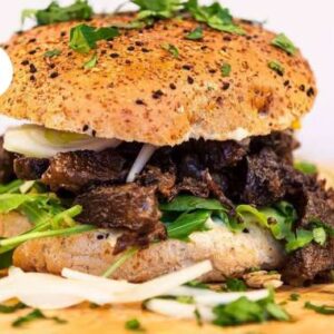 African Steak Burger